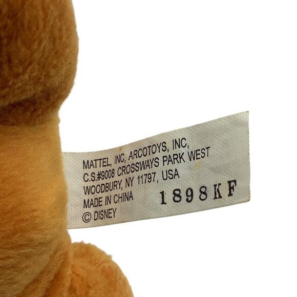 Vintage Disney Mattel Kanga Roo Plush Toy 8" Winnie The Pooh Collection Mattel - Picture 4 of 6